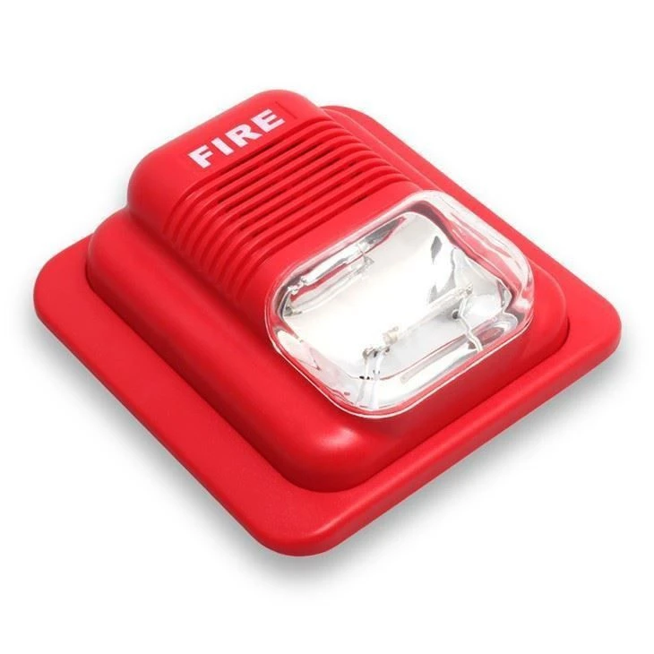 Fire Alarm With Strobe Light
