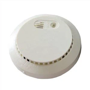 เครื่องตรวจจับควันพลาสติกแบบสแตนด์อโลนสีขาว