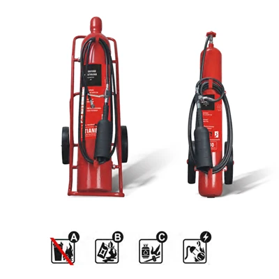 เครื่องดับเพลิงชนิดรถเข็น CO2